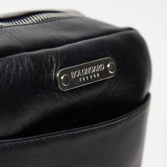 Bolongaro‎ Trevor Men's Leather Skull Crossbody Bag Adjsutable Strap - Picture 3 of 5